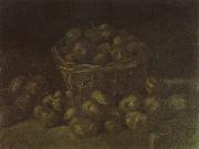 Vincent Van Gogh Still life with a Basket of Potatoes (nn04) oil painting artist